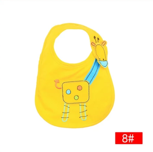 Cotton 3-Layer Cartoon Baby Bib B18