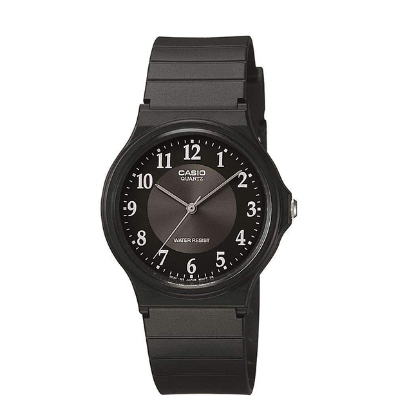 Casio  Black Resin Strap Quartz Watch