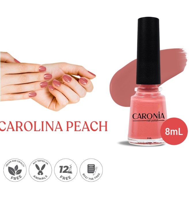 Caronia Nail Polish Carolina Peach 8ml