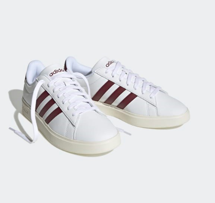 Adidas Grand Court 2.0 Men's Shoes Cloud White/Shadow Red/Off White HP2534