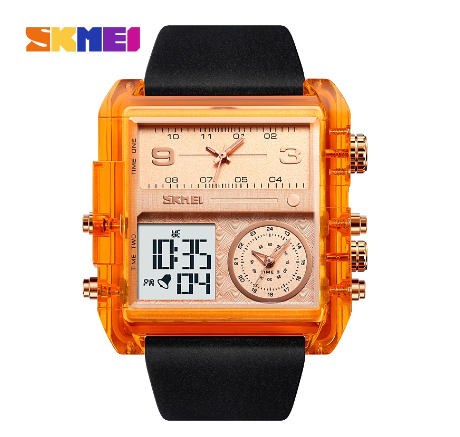 Skmei Waterproof Sports Watch for Men ORANGE