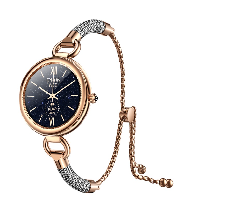 FILIEKEU Fashion Smart Watch Women Multifunction Goddess Exclusive Trendy Diamond Bracelet  SILVER ROSEGOLD