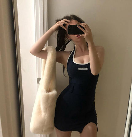 Women's Sexy Backless Sleeveless Slim Dress