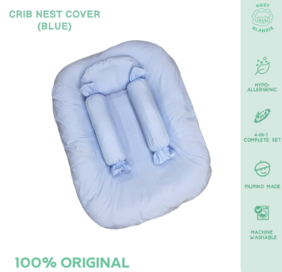 Kozy Blankie Plain Crib Nest Cover Set for Baby