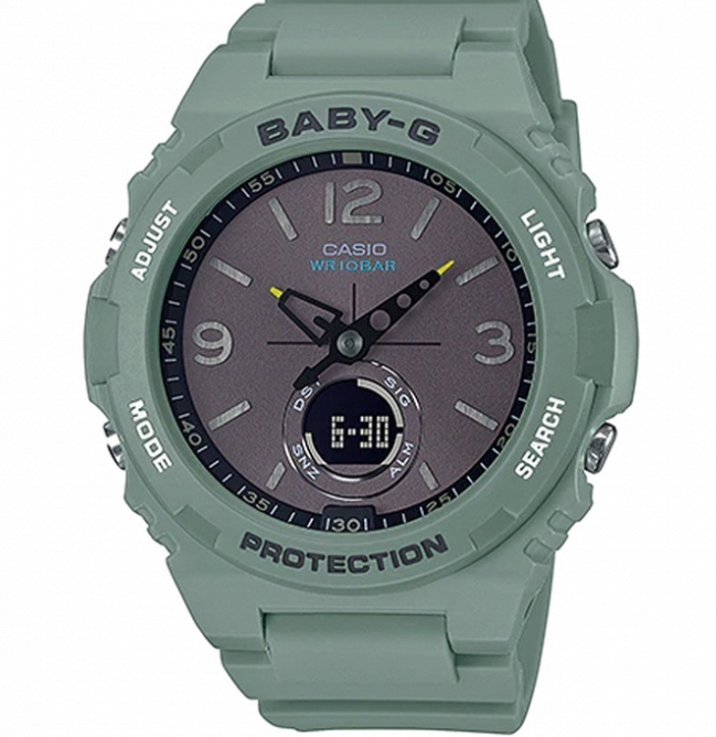 Casio Baby-g BGA-260-3A Digital Analog Rubber Strap Watch For Women