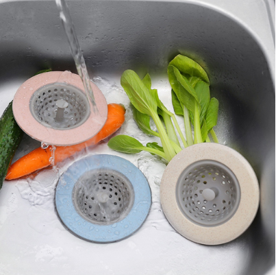 Silicone Bath Kitchen Waste Sink Strainer Filter Net Drain-Z550