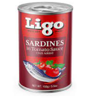 Ligo Sardines in Tomato Sauce with Chili 155g