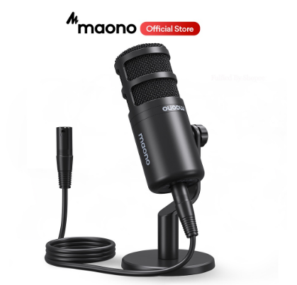 Maono PD100 Professional Podcast Dynamic Microphone Podcast Mic Dynamic Mic XLR Mic for Live Streaming, Podcasting ,Recording, Audio