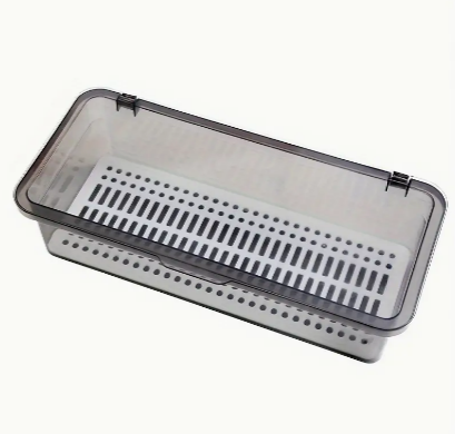 1pc Flatware Organizers, Multifunctional Storage Box, Chopsticks, Spoons, Tea Sets, Household Covered Chopsticks Basket, Kitchen And Restaurant Dustproof Storage Box, Kitchen Storage Supplies