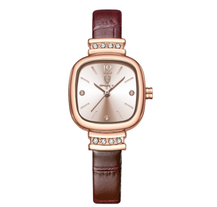 POEDAGAR rosegold watch for woman waterproof sale original korean style movemen imported from japan elegant stainless steel Watch LEATHER GOLD