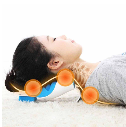 Relieves Tightness and Soreness Therapeutic Neck and Shoulder Relaxation Massage Traction Pillow