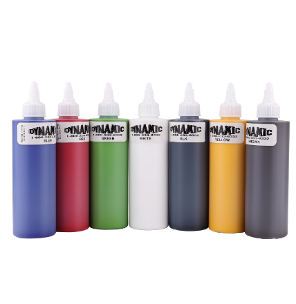 Dynamic Black Tattoo Ink Bottle Long-Lasting Body Tattooing Inks 240ML