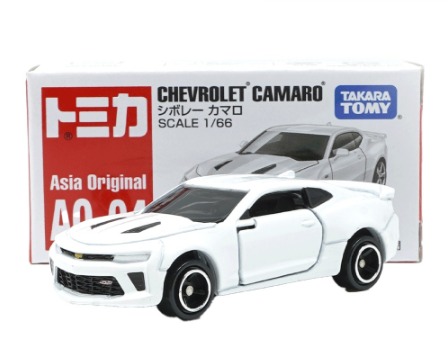 Tomica Asia Original A0-04 Chevrolet Camaro White Die-cast