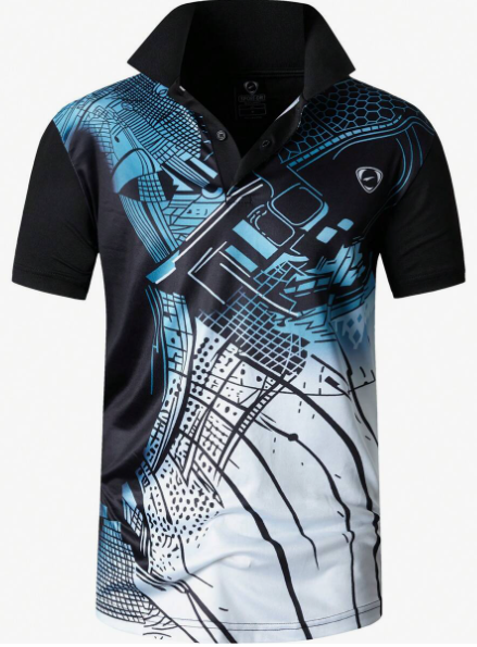 1pc 's Quick Dry Slim Fit Polo Shirt Sports T-Shirt For Tennis, Golf, Bowling, Etc. Spring Tops