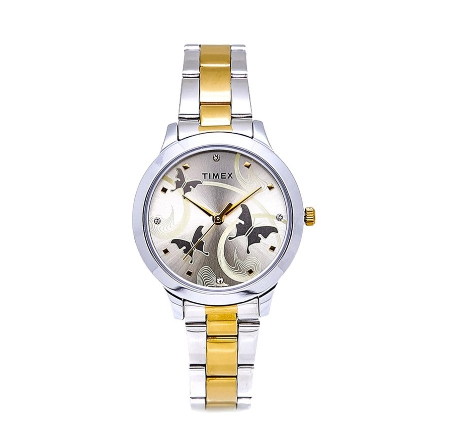 Timex T6-3 Series Two Tone Stainless Watch For Women TW000T608 CLASSICS