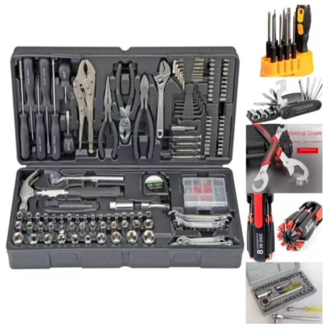 Toolkit Set ToolBox Auto Repair Tools Chromium Vanadium Steel