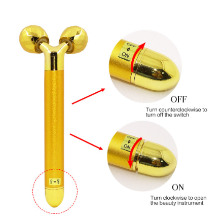 Salorie 3D Electric Facial Massage Roller V Face Vibrating Face Massager Skin Care Beauty Tool Remove Wrinkle Facial Skin Lifting