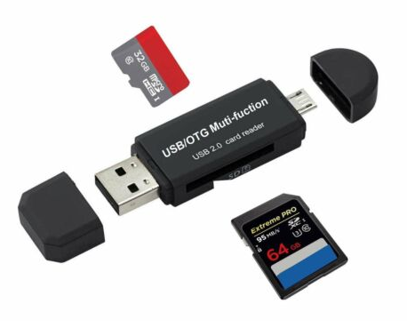 Multifunction USB Memory Card Reader High Speed Micro USB OTG to USB 2.0 Card Adapter SD TF Android