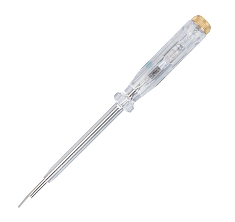 Deli Voltage Tester Pen 100—500V DC/AC Voltage Detector Electrical Tester Induction Testing Tool