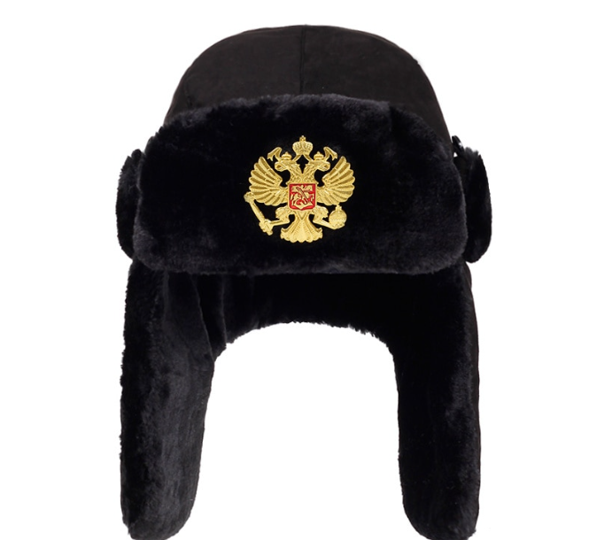 New Russia Ushanka Bomber Hats Pilot Trapper Aviator Cap Winter Faux Rabbit Fur Earflap Snow Caps Hat