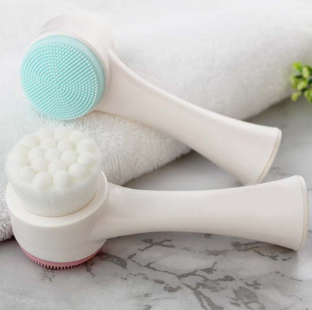 SANIYE Random Colors Silicone Facial Cleanser Brush Face Cleansing Massage Face Washing Massager Skin Care Tool B011
