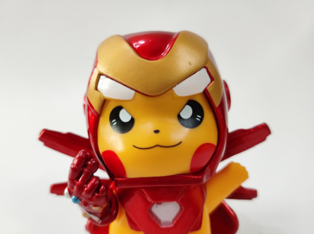 3.5"Pokemon Figure Pikachu IronMan version PVC Statue Model Toy Gift