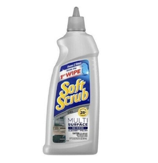 Soft Scrub Gel No Rinse Multi-Surface Cleaner and Polish 541mL