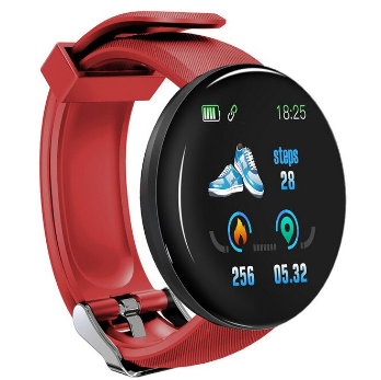 TZUZL D18 Unisex Smartwatch Watch Smart Monitoring Blood Pressure Monitor Waterproof for Android and iOS