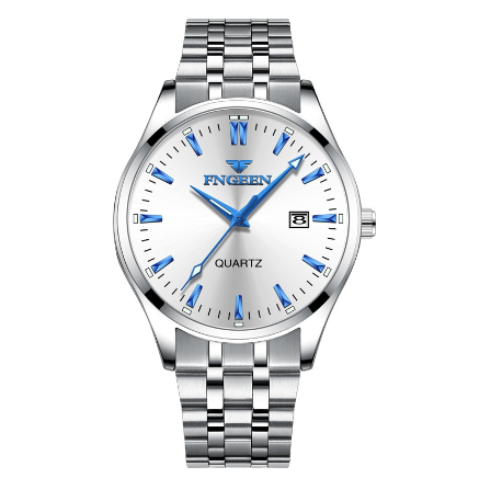 FNGEEN 2111 Men's Quartz Watch SILVER WHITE