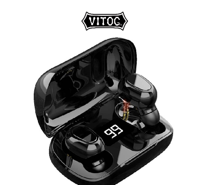 Vitog L21 Pro TWS Bluetooth Earphones HiFi Stereo Wireless Bluetooth Headset In-ear Sports Earphone Gaming Headphones
