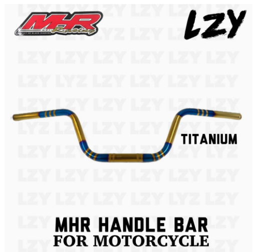 MHR Handle Bar Titanium / Gold Universal for Motorcycles TMX CT100 XRM