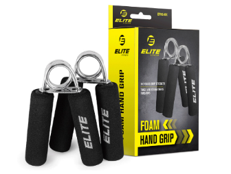 Elite Fitness Ergonomic Foam Hand Grip - Pair