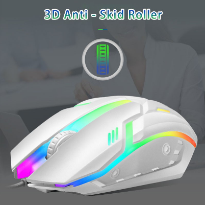 FIREWOLF M1 USB Wired Gaming Mouse High configuration With Backlight For PC and Laptop