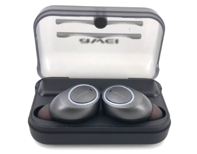 Awei T3 In-Ear Earphone Bluetooth Earphones Earbuds Wireless Headphones with Charging Case Headphone (Grey)