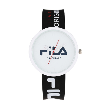 New men's silicone belt creative super long pointer sports watch simple and fashionable men's watch Korean student quartz performance goods M7