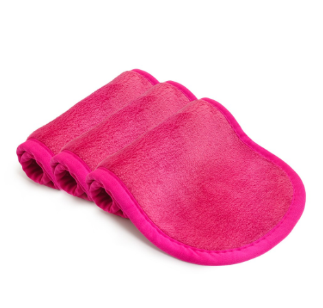 Bayfree 40x17cm Reusable Microfiber Facial Cloth Eraser Towel Natural Antibacterial Makeup Remover Wipes Cleansing Wash Tool