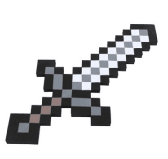 Game Eva Foam Diamond Pickaxe Axe Hamaxe Swords Model Toy Kids Gift Action Figure Toys Cosplay Props A11