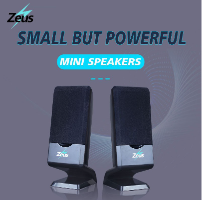 Zeus ( Z-15 Satellite Speakers ) Two-Piece Multimedia Speaker Set Wired Speakers - Online Exclusive