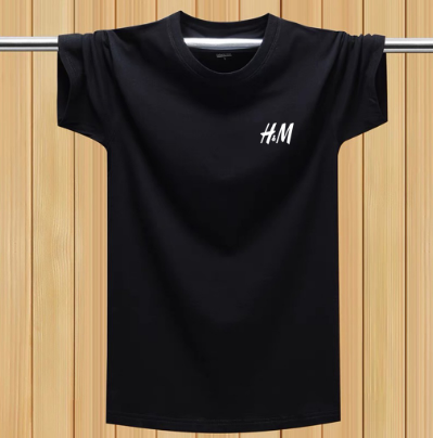 Media.ph HM t-shirt Unisex Korean Fashion Cotton Shirt Tees Shirt Tops Round Neck on sale