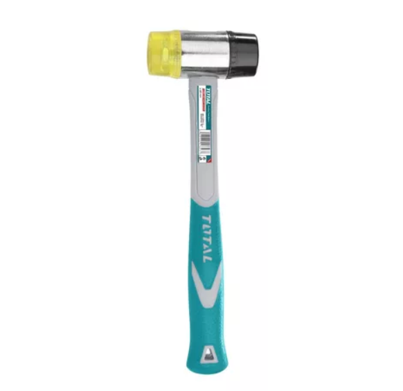 Total Tools Rubber Non-slip hammer and Plastic Hammer 11.5 inch THT77406