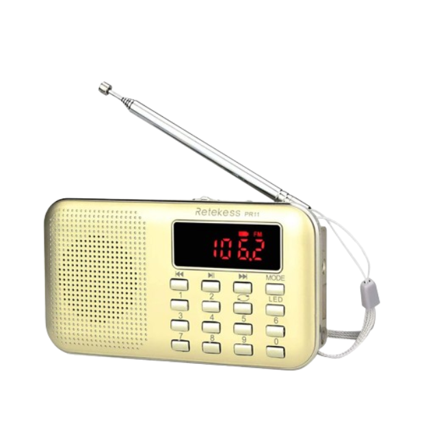 Retekess PR11 AM FM Portable Rechargeable Digital Radio