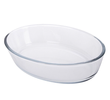 Edge Houseware Artemis Glass Oval Baking Dish 1600ml