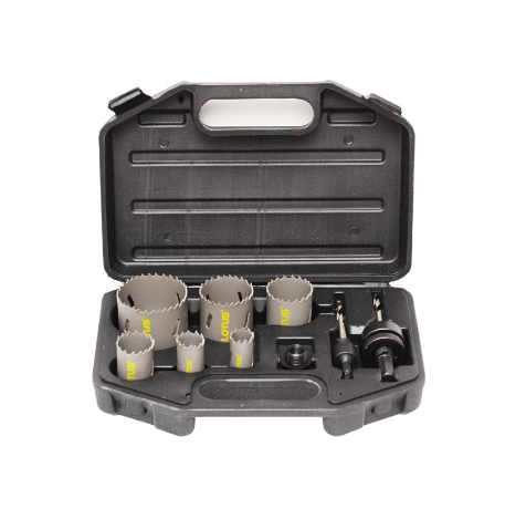 Lotus HSS BI-Metal Holesaw 9pcs | LTXT9HS - Tool Accessories