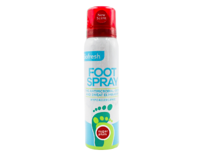 Biofresh Ladies’ Antimicrobial Sugar Plum Foot Spray  100ml