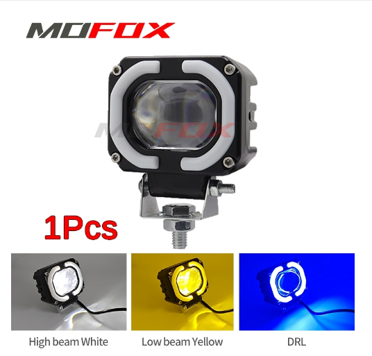 MOFOX SD1 Laser Gun Mini Driving Light 30W Waterproof 3 Color MDL Fog Light LED Auxillary Spotlights