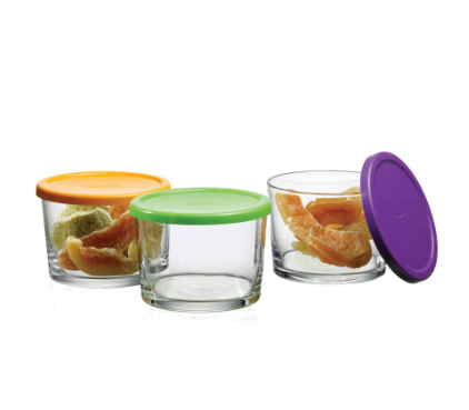 Pasabahce Bistro Bowl 220cc w/ Cover, Set of 3 (98740/3)