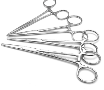 12.5 to 24cm Hemostatic Forceps Fishing Tackle Epilation Tools Fishing Locking Pliers Cleaning Pliers Stainless Steel Veterinary Surgical