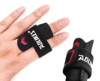 AOLIKES 1PCS Sport Finger Splint Guard Finger Protector Sleeve Support Basketball Sports Aid Arthritis Band Wraps Finger