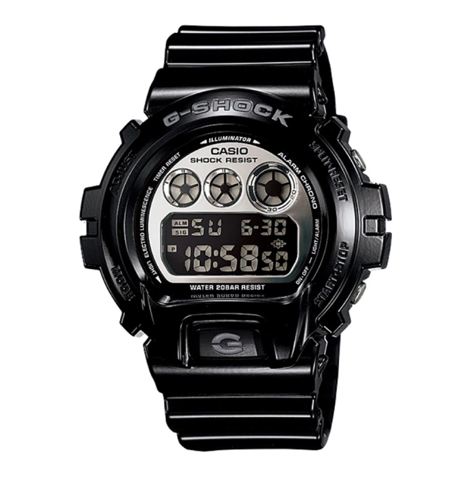 Casio G-Shock Standard Black Resin Digital Watch For Men CDW-6900NB-1HDR