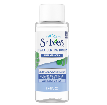 St Ives Face Care Exfoliating Toner Unfragranced 6.7Oz